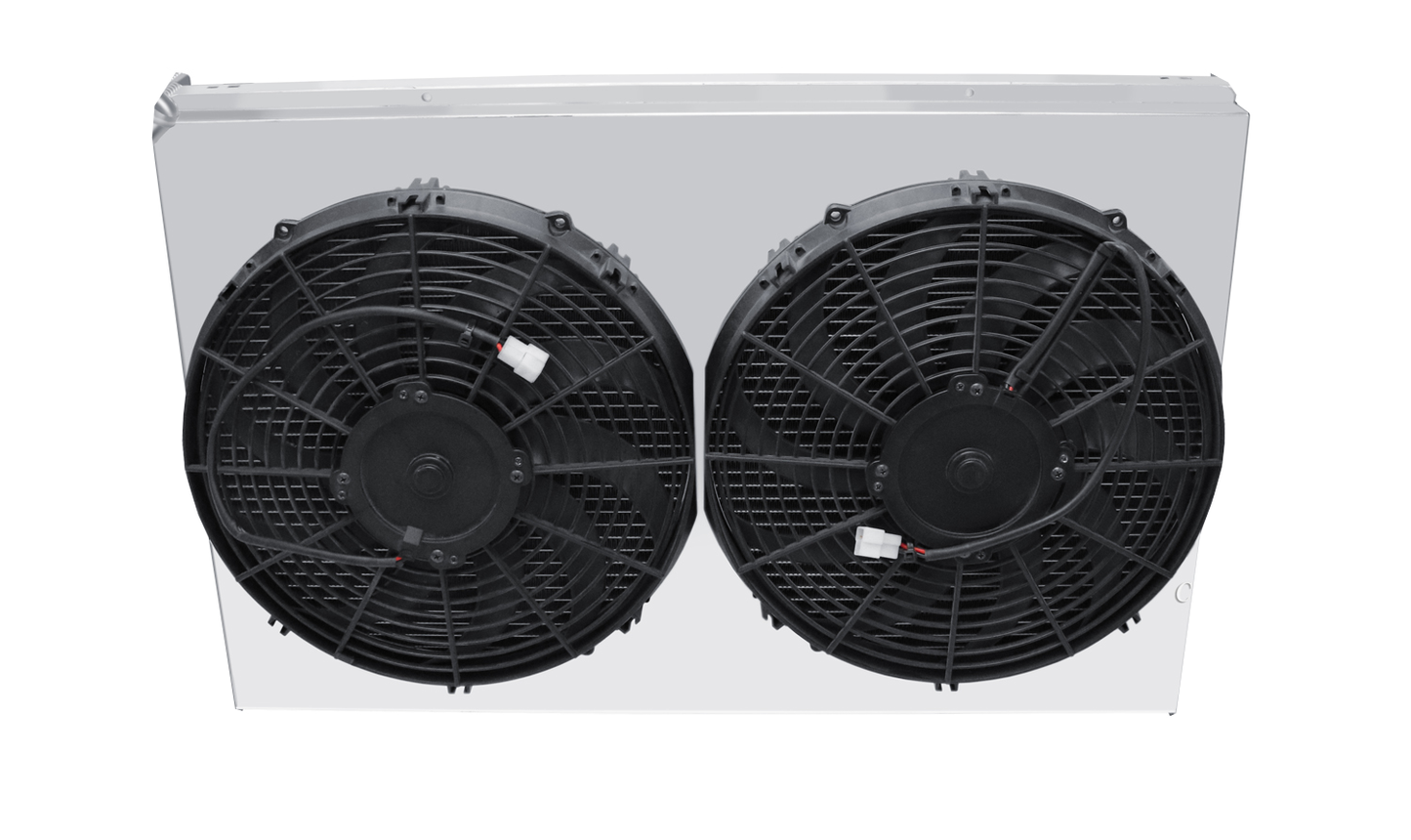 Electric Fan Shroud for 14in Fans - FS1215-2x14 - Champion Radiator