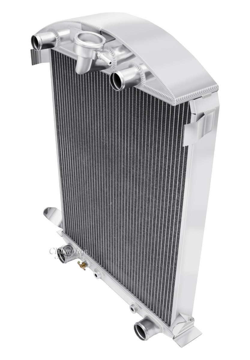 1930- 1931 Ford Model-A 3-Row Radiator - Flathead Configuration - Champion Radiator