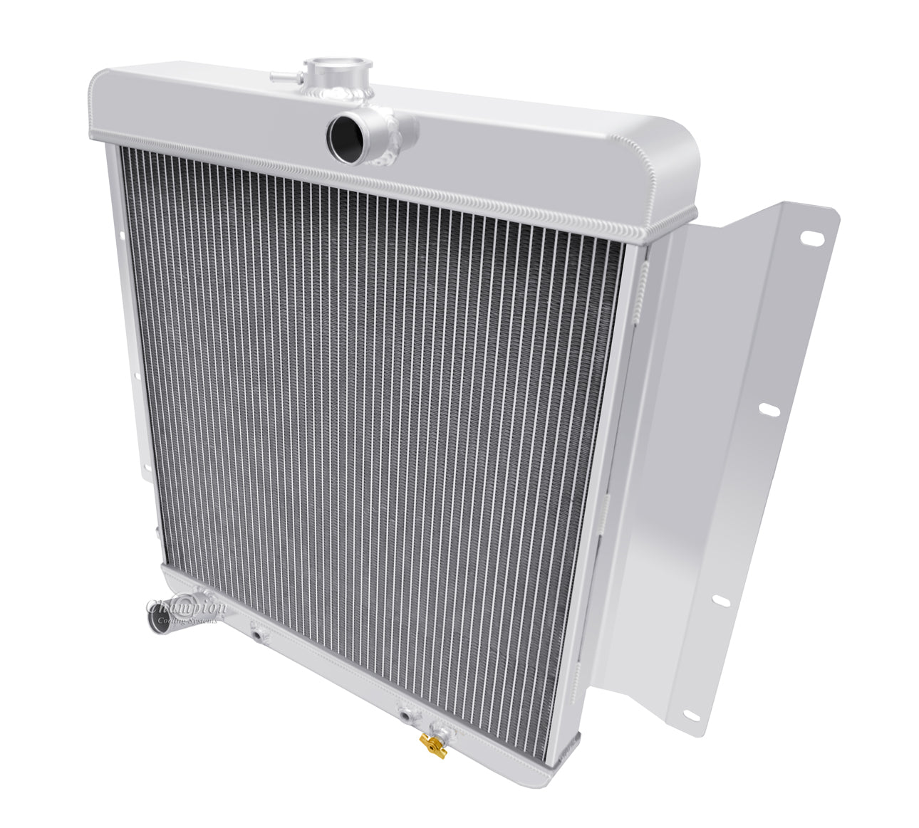 1961-1969 Dodge D100 Truck 3-Row Radiator - Champion Radiator
