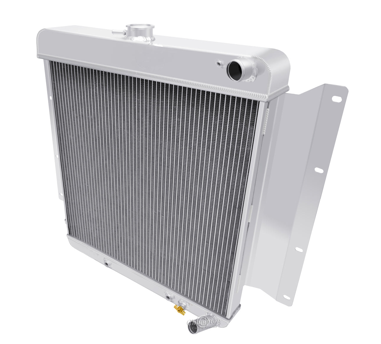 1961-1969 Dodge D100 Truck LS Swap 3-Row Radiator - Champion Radiator