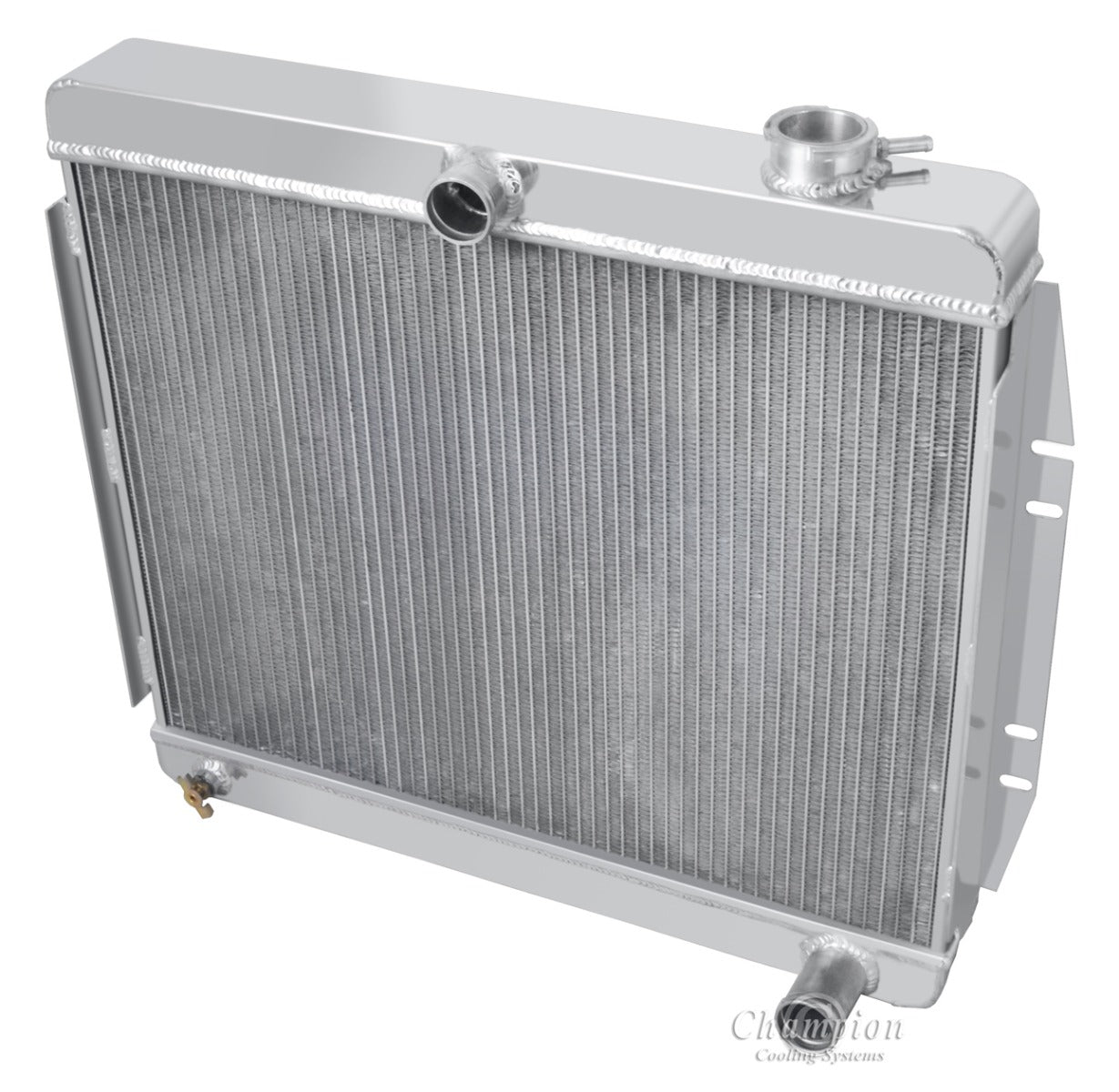 1966-1971 Jeepster 3-Row Radiator - Champion Radiator