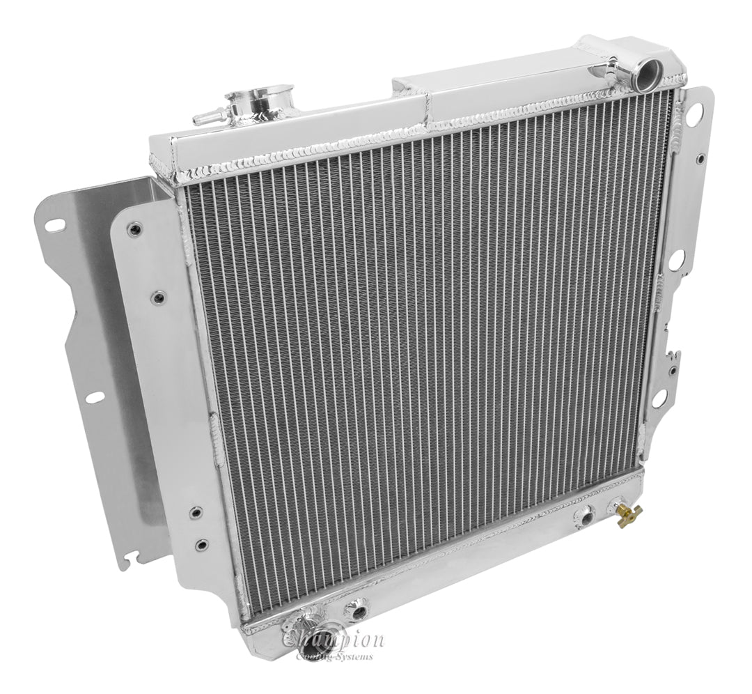 1987-2006 Jeep Wrangler YJ 3-Row Radiator - Champion Radiator