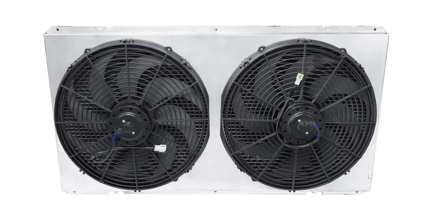 Electric Fan Shroud for 16in Fans - FS1520-2x16 - Champion Radiator