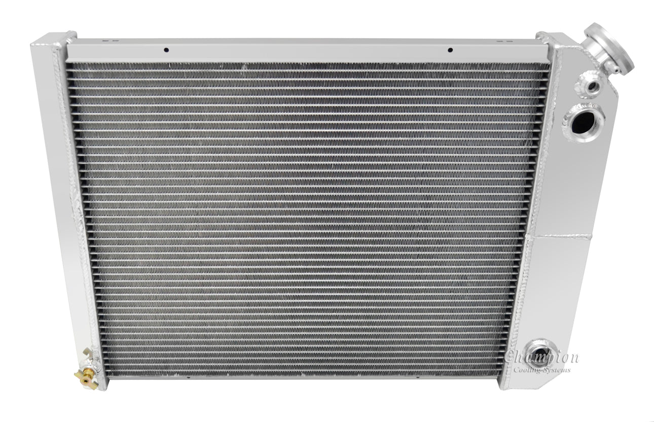 LS Swap 3-Row Radiator - 19" tall x 27" wide - Champion Radiator