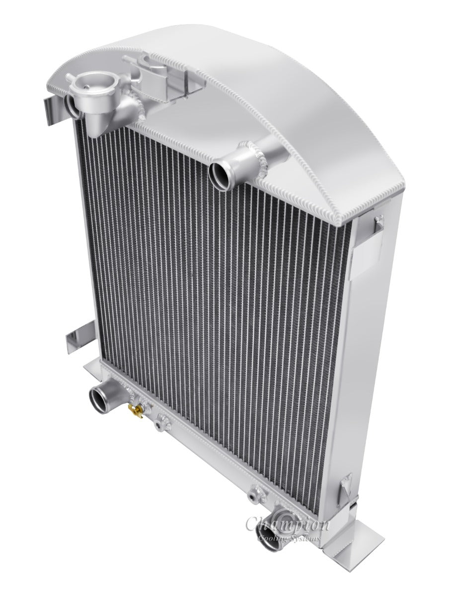 1928-1929 Ford Model-A 3-Row Radiator - Flathead Configuration - Champion Radiator