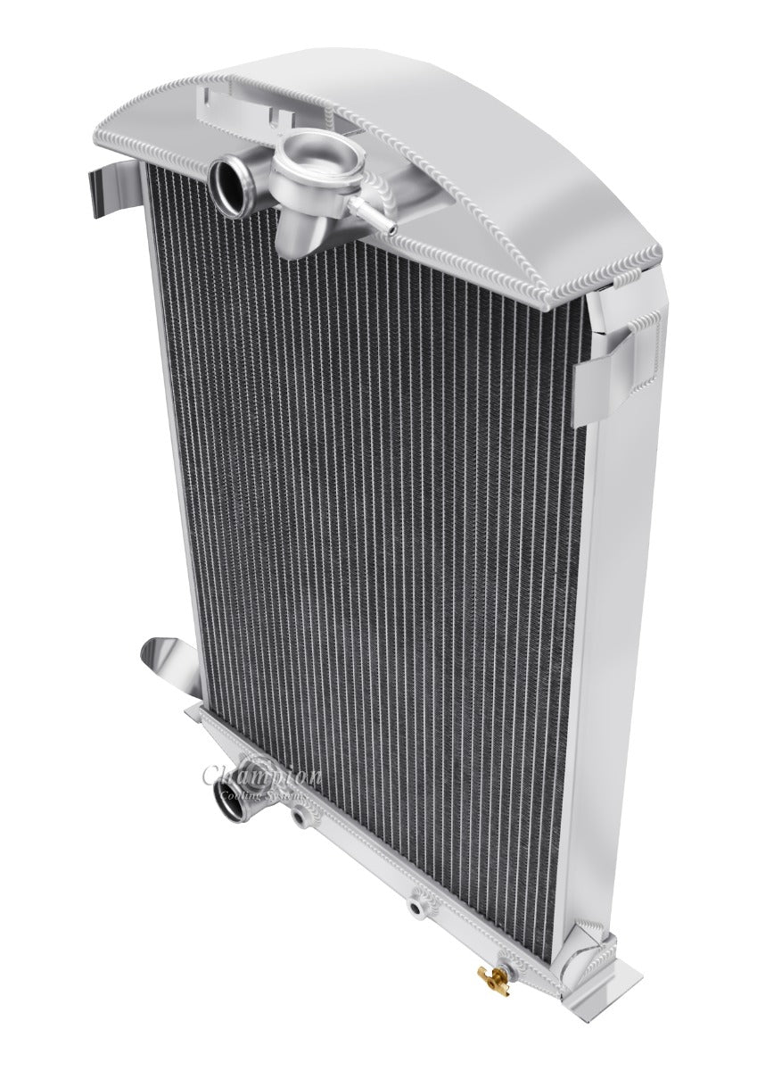 1930- 1931 Ford Model-A 3-Row Radiator - Ford Configuration - Champion Radiator