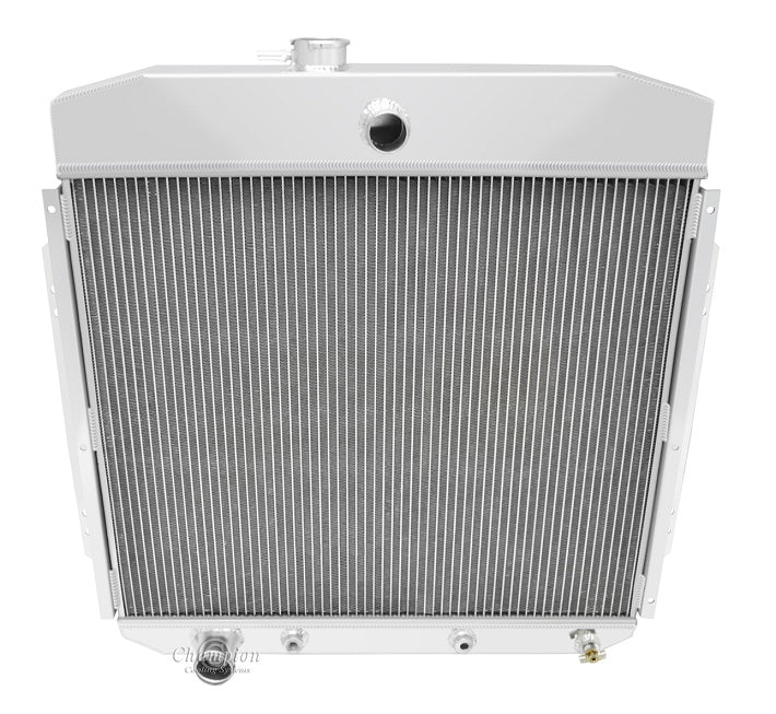 1957-1960 Ford Truck, F100 3-Row Radiator - Champion Radiator