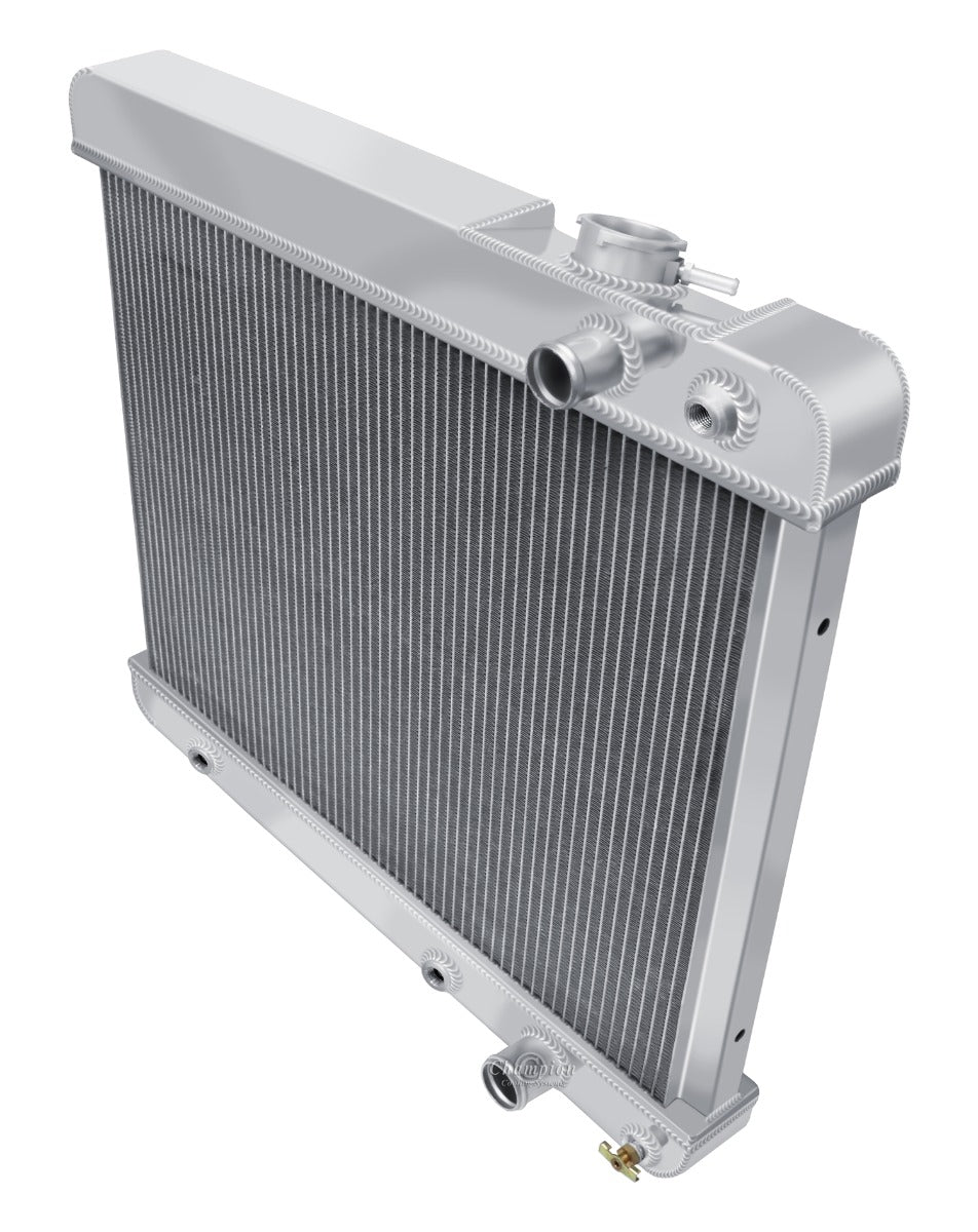 1963-1966 Chevy C10 Truck LS Swap 3-Row Radiator - Champion Radiator