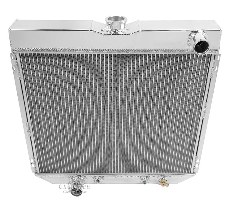 1966-1970 Ford Falcon 3-Row Radiator - V8 Oversized - Champion Radiato ...