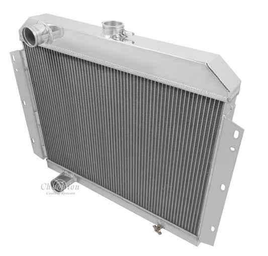1966-1969 International Scout 3-Row Radiator - v8 - Champion Radiator