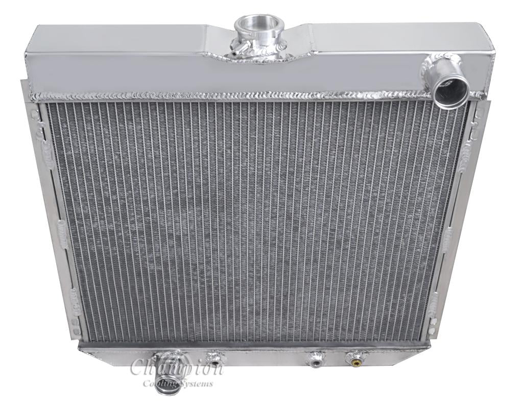 1967-1970 Mustang 3-Row Radiator - Straight 6 - Champion Radiator