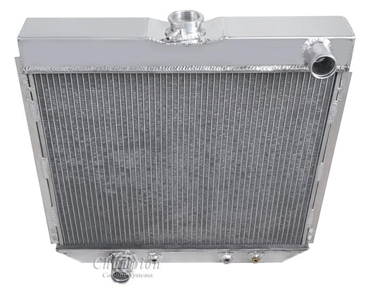 1967-1970 Mustang 3-Row Radiator - Straight 6 - Champion Radiator