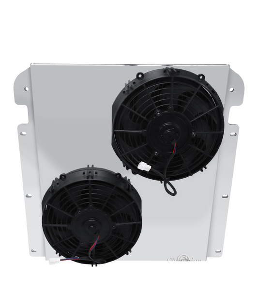 Electric Fan Shroud for 10in Fans - FS3940CH-2x10 - Champion Radiator