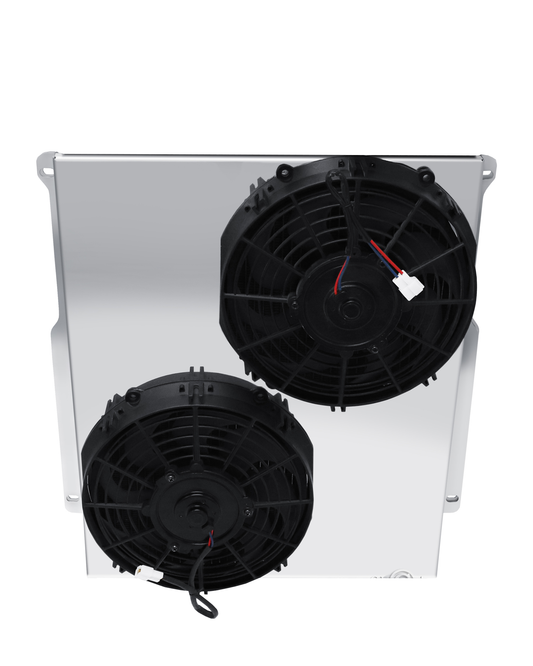 Electric Fan Shroud for 10in Fans - FS39CH-2x10 - Champion Radiator