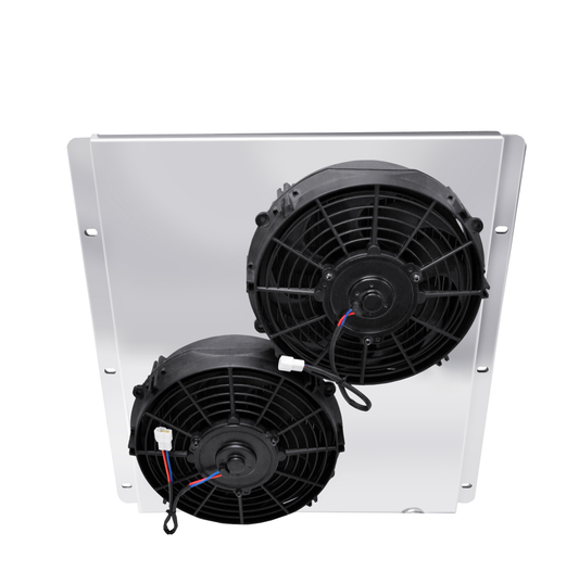 Electric Fan Shroud for 10in Fans - FS4146CH-2x10 - Champion Radiator