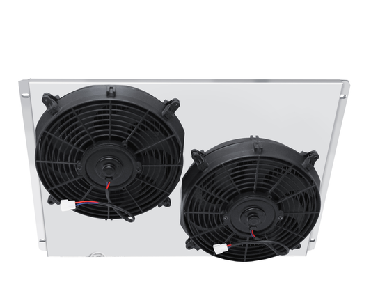 Electric Fan Shroud for 12in Fans - FS395-2x12 - Champion Radiator
