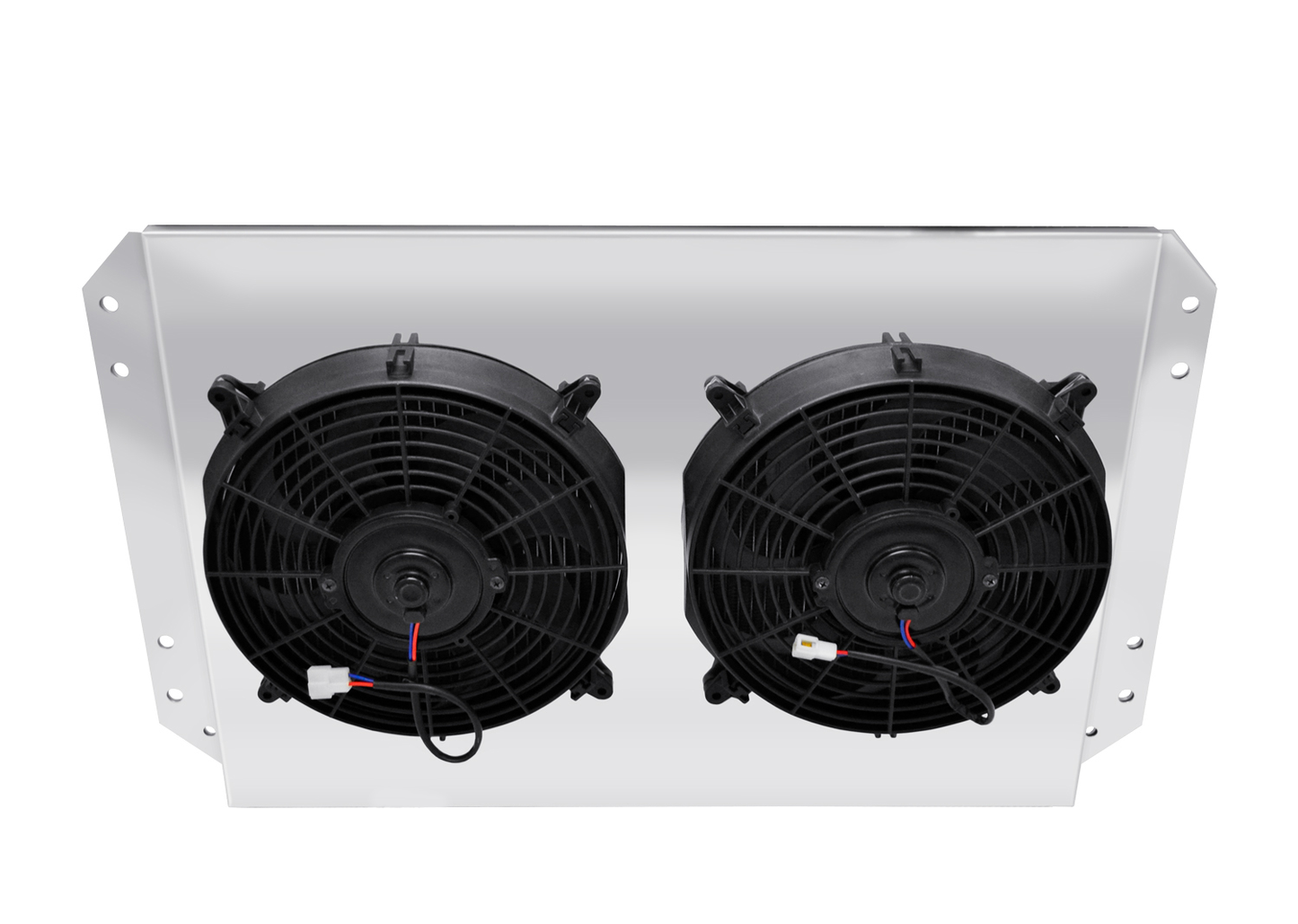 Electric Fan Shroud for 12in Fans - FS444-2x12 - Champion Radiator
