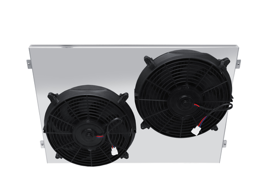 Electric Fan Shroud for 12in Fans - FS499-2x12 - Champion Radiator