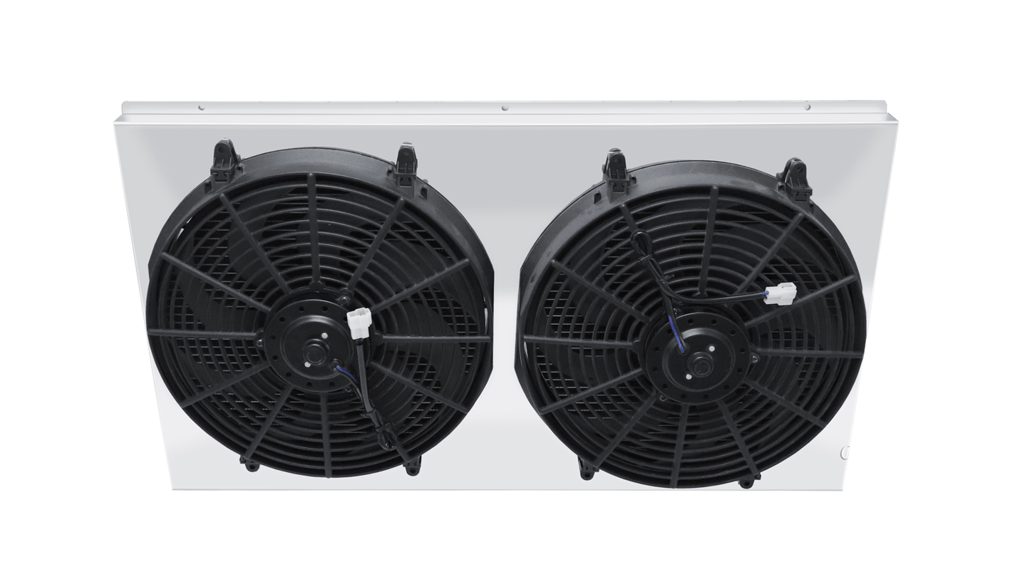Electric Fan Shroud for 14in Fans - FS232-2x14 - Champion Radiator