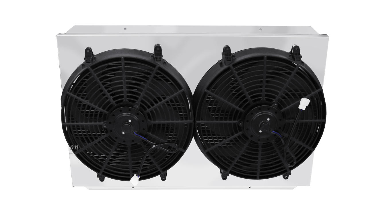 Electric Fan Shroud for 14in Fans - FS390-2x14 - Champion Radiator