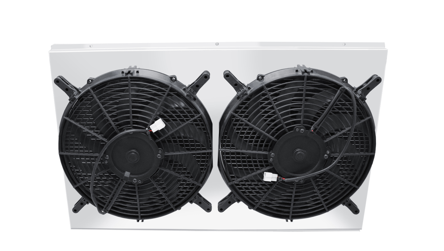 Electric Fan Shroud for 14in Fans - 28 1/4" x 17 1/4" - Champion Radiator