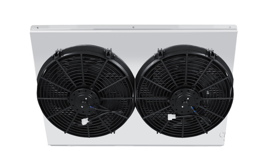 Electric Fan Shroud for 14in Fans - 28 1/4" x 18 7/8" - Champion Radiator