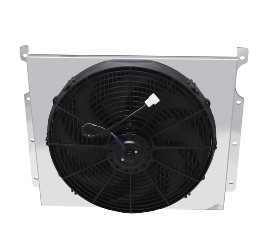 Electric Fan Shroud for 16in Fan - 22 3/8" x 16 1/2" - Champion Radiator