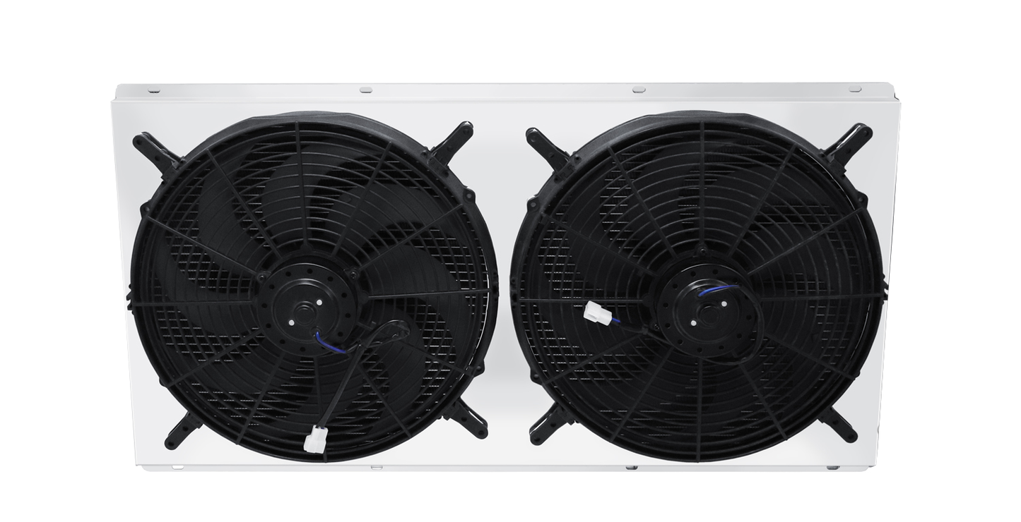 Electric Fan Shroud for 16in Fans - FS2370-2x16 - Champion Radiator